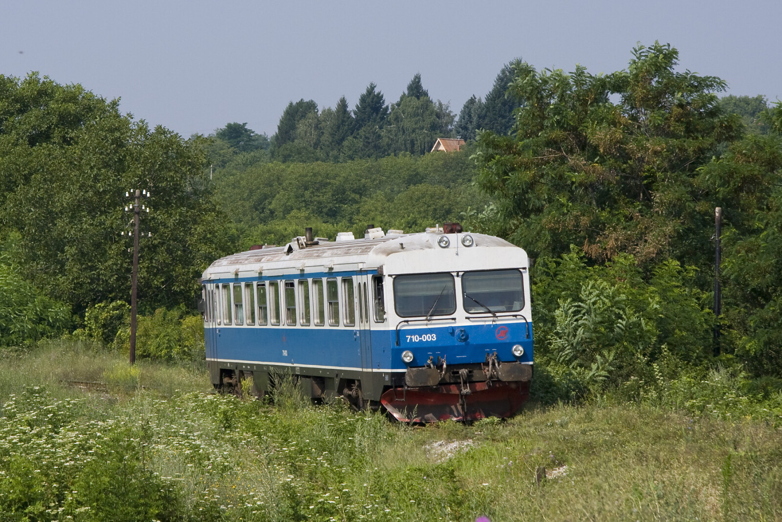 Class 710 of ŽS between Pantelej and Matejevac