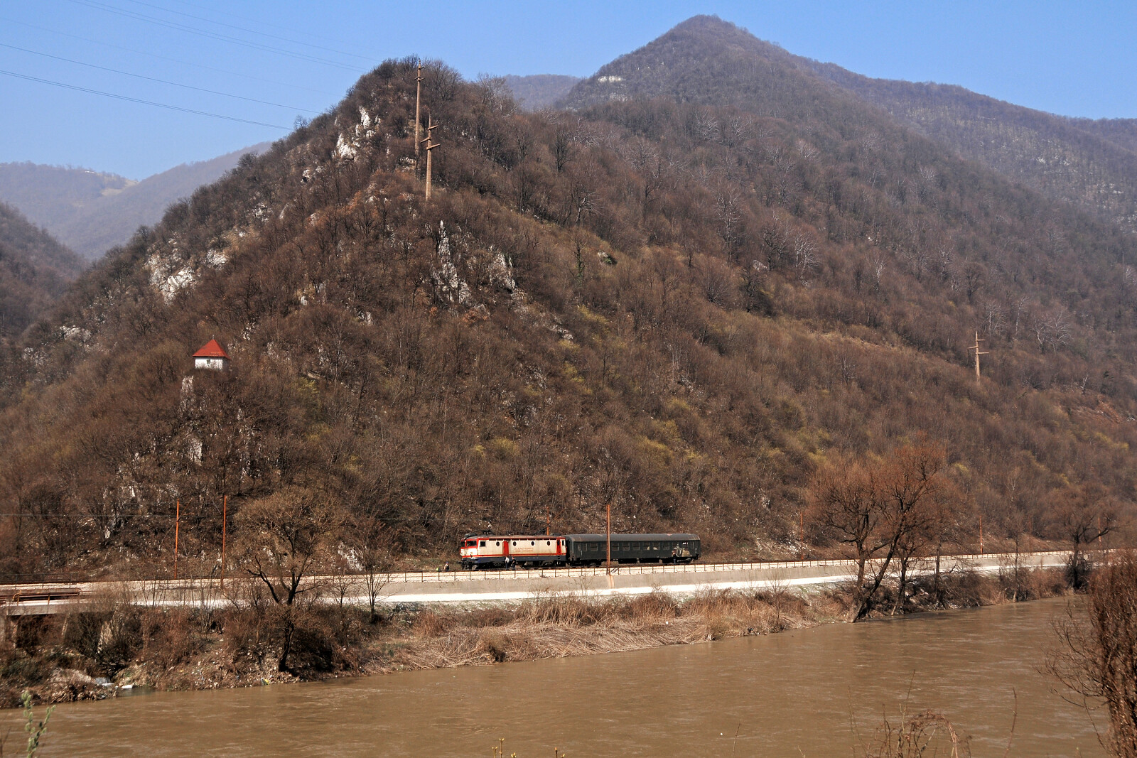 JŽ 441 904 of ŽFBH (Željeznice Federacije Bosne i Hercegovine) between Nemila and Jelina, Bosnia and Herzegovina