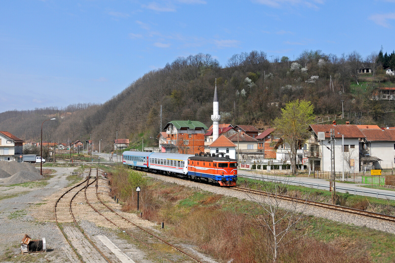 JŽ 441 59 of ŽFBH (Željeznice Federacije Bosne i Hercegovine) between Blagaj and Petkovac, Bosnia and Herzegovina