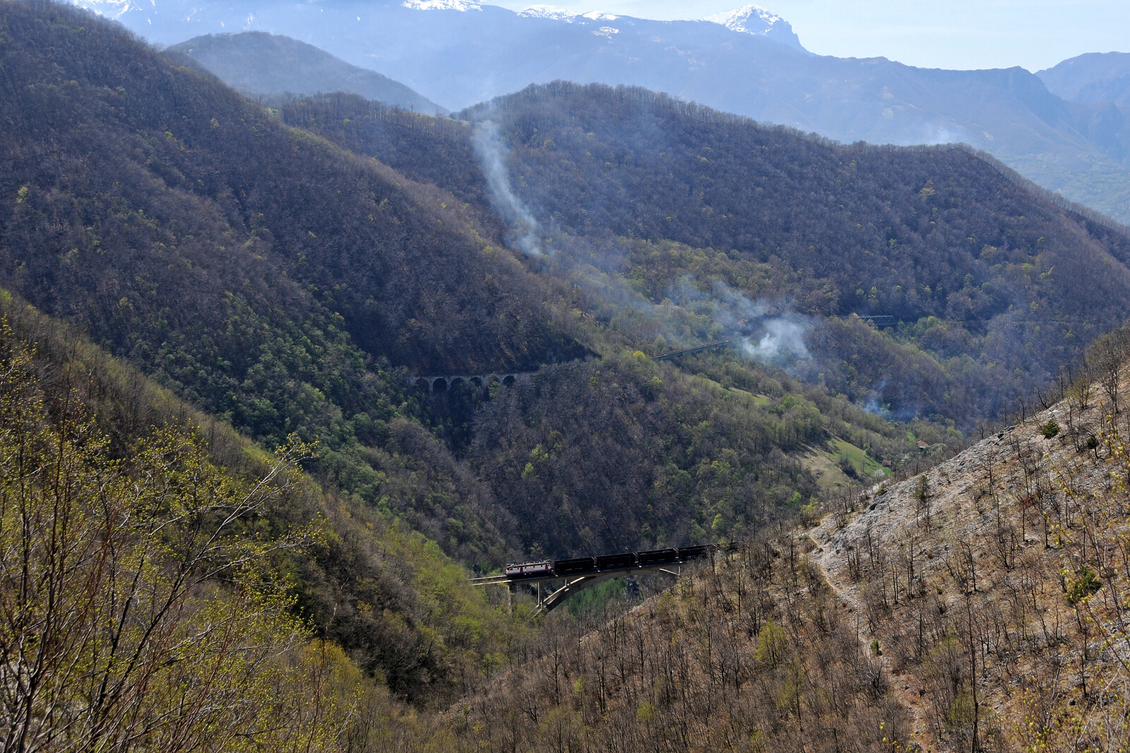 JŽ 441 of ŽFBH (Željeznice Federacije Bosne i Hercegovine) between Ovčari and Bradina, Bosnia and Herzegovina