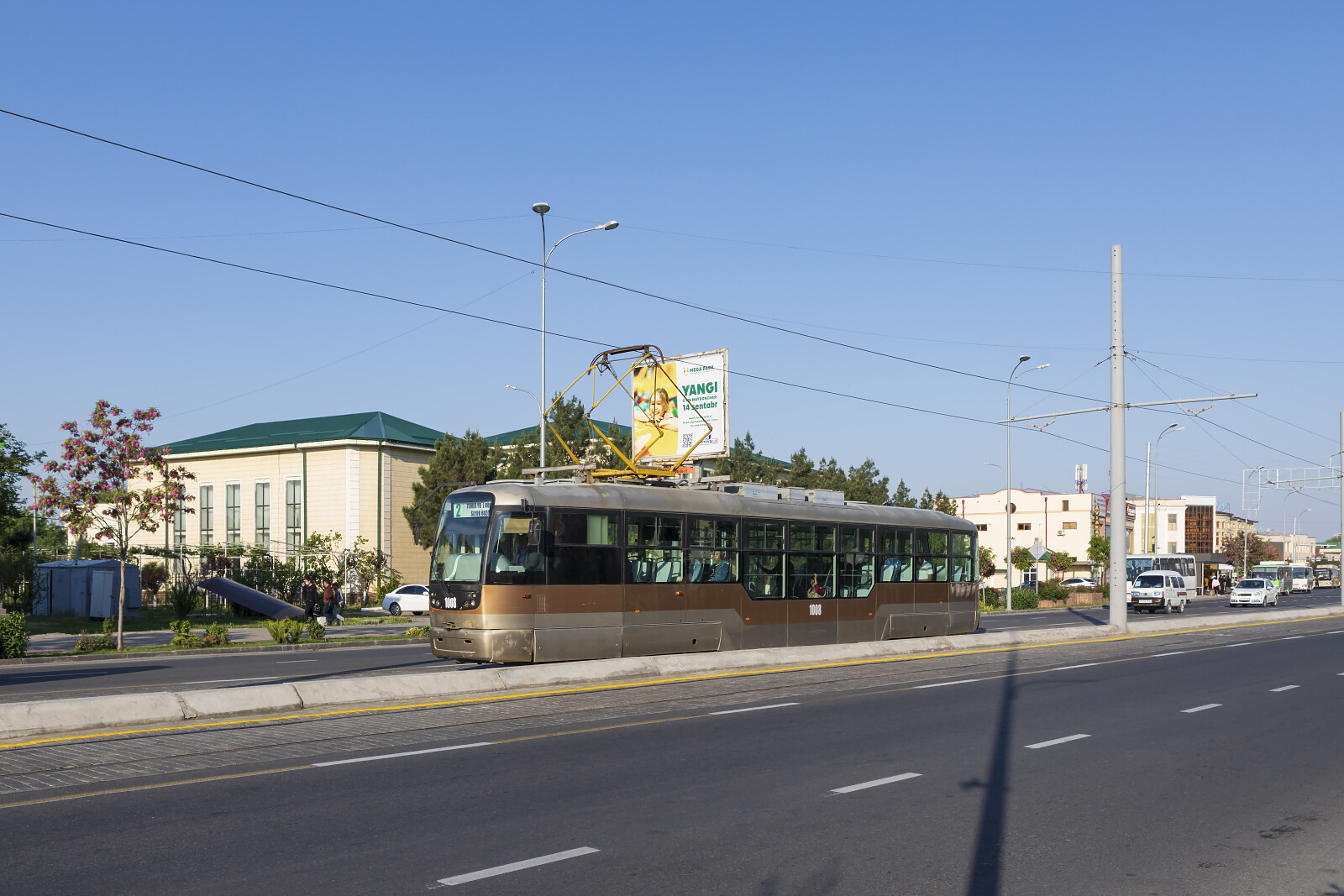 1008 of DK (Tramvay liniyalarini ekspluatatsiya qilish direksiyasi) at Samarkand (Afrosiyob), Uzbekistan