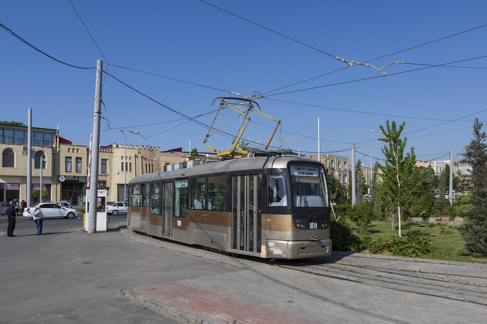 1019 of DK (Tramvay liniyalarini ekspluatatsiya qilish direksiyasi) at Samarkand (Siyob Bozori), Uzbekistan