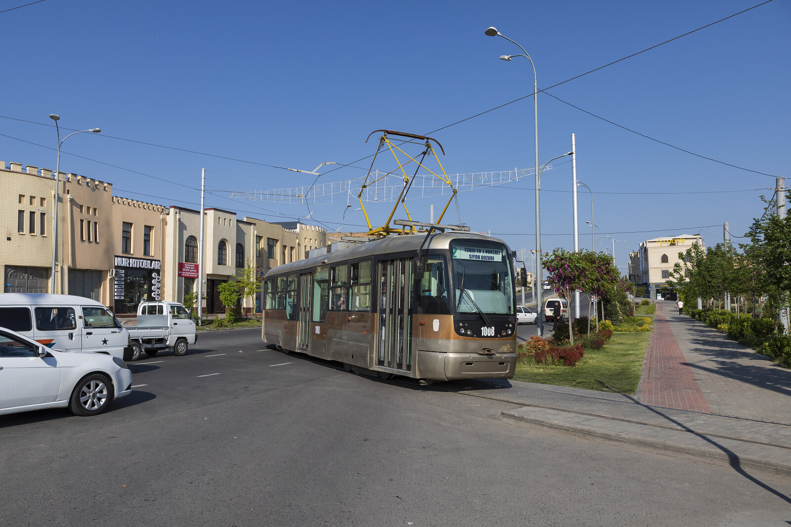 1008 of DK (Tramvay liniyalarini ekspluatatsiya qilish direksiyasi) at Samarkand (Siyob Bozori), Uzbekistan